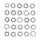 Chrome int. lockwasher, 1/2 inch - 25 pack