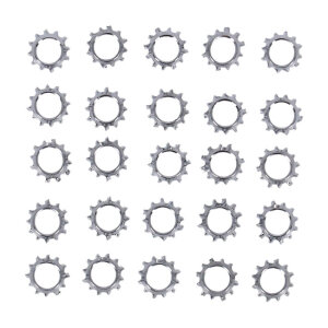 Ext. countersunk lockwasher, #6 - 25 pack