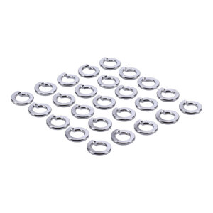 Chrome lock washers M10 - 25 pack