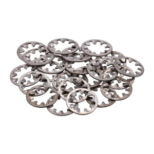 Ss int. lockwasher, #4-25 pack