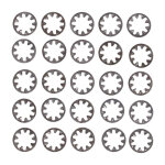 Ss int. lockwasher, 3/8 inch - 25 pack