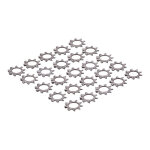 Ss ext. lockwasher, #4 - 25 pack