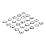 Ss ext. countersunk lockwasher, #8 - 25 pack