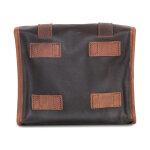 Longride, Mini waxed cotton saddlebag. Khaki