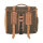 Longride, Classic waxed cotton saddlebag. Khaki