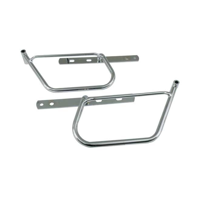 Longride, saddlebag holder. Chrome