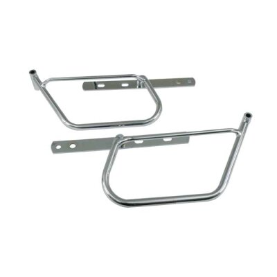 Longride, saddlebag holder. Chrome