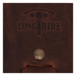 Longride, swingarm bag. Smooth, brown leather