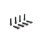Colony, tappet block mount kit. OEM style, black