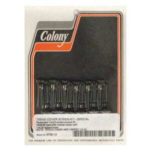 Colony cam cover mount kit, OEM style. Black parkerized