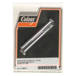 Colony, generator mount kit. Chrome. OEM style