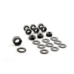 Colony, transmission side cover nut kit. Parkerized Hex