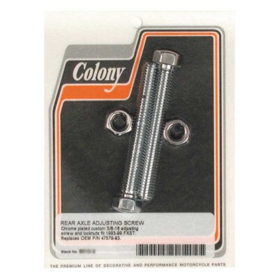 Colony axle adjuster kit, domed hex