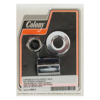 Colony axle spacer kit front, smooth