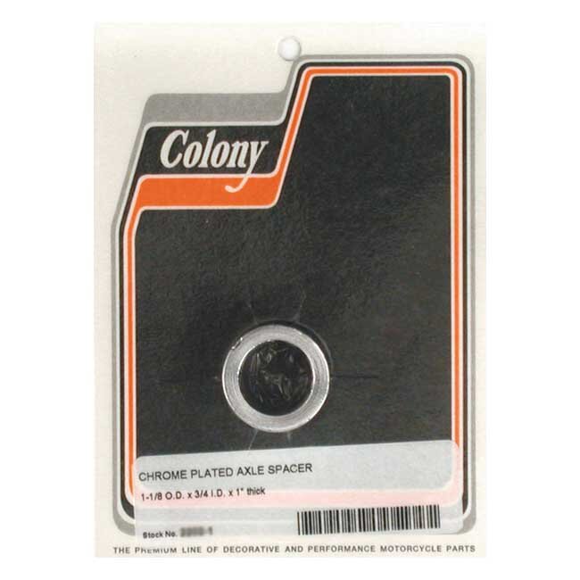 Colony univ. Axle spacers. 1" long