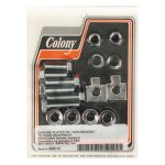 Colony, oil tank mount kit. Chrome