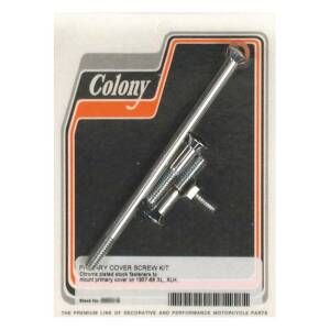 Colony primary mount kit slotted head, chrome