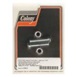 Colony, foot peg mount kit. Chrome