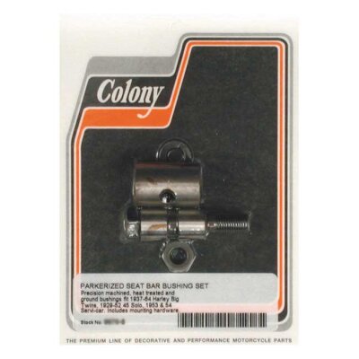Colony, T-bar bushing kit. Black