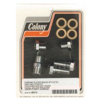 Colony, Knuckle banjo style rocker cover oil feed fittings