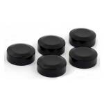 Rear pulley bolt cover kit. Black