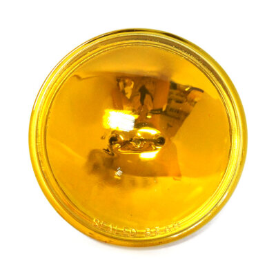 4-1/2" 35w 12v sealed beam unit. Clear amber lens