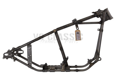 1941er bis 1945er Knucklehead/Big Twin Flathead "Straightleg" Starrrahmen, Rake 29°, ersetzt OEM 47000-40