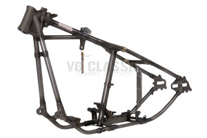 1946er Knucklehead/Big Twin Flathead "Straightleg Bullneck" Starrrahmen, Rake 30°, ersetzt OEM 47000-40A