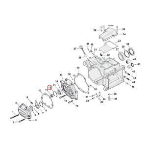 Retaining ring, transm. main/countershaft bearing | Lieferumfang: Nur ein Teil des abgebildeten Artikels.