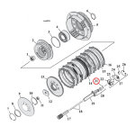 Retaining ring, throwout bearing | Lieferumfang: Nur ein Teil des abgebildeten Artikels.