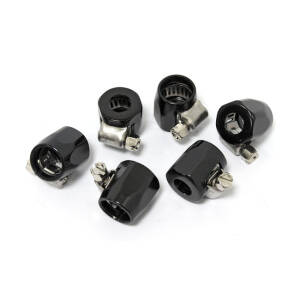 Econ-o-fit hose clamps. 1/4". Black | Lieferumfang: Nur ein Teil des abgebildeten Artikels.