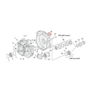 James, o-ring cylinder head & base stud. Viton | Lieferumfang: Nur ein Teil des abgebildeten Artikels.