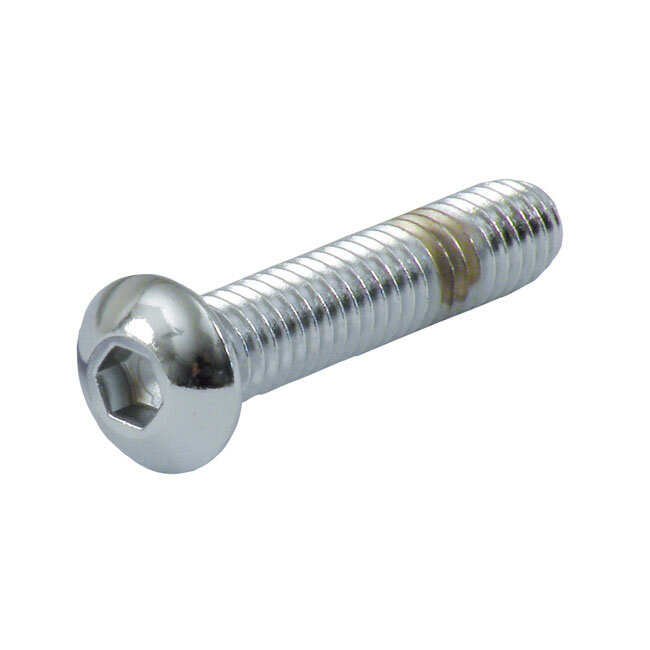 5/16-24 x 5/8 inch buttonhead bolt chr. | Lieferumfang: Nur ein Teil des abgebildeten Artikels.