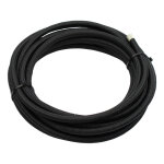 Braided hose 1/2" (12.5mm). Black nylon |...
