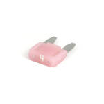 Mini fuse with LED indicator. Pink, 4A | Lieferumfang:...