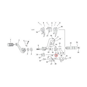 Grooved pin, transmission | Lieferumfang: Nur ein Teil des abgebildeten Artikels.