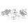 Nut, pinion shaft gear | Lieferumfang: Nur ein Teil des abgebildeten Artikels.
