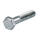 Chrome hex bolt 1/2 inch-20 x 4 1/2 | Lieferumfang: Nur ein Teil des abgebildeten Artikels.