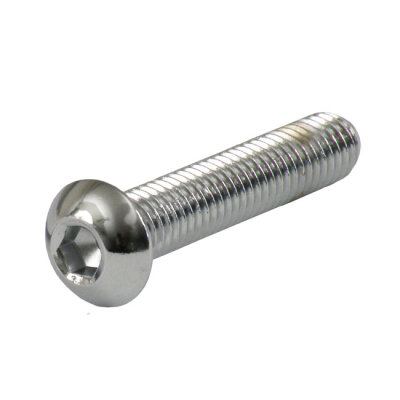 M4 x 10mm buttonhead bolt, chrome | Lieferumfang: Nur ein Teil des abgebildeten Artikels.