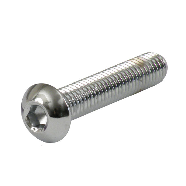 M8 x 80mm buttonhead bolt, chrome | Lieferumfang: Nur ein Teil des abgebildeten Artikels.