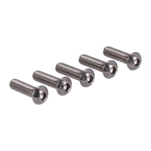 M5 x 25mm buttonhead bolt, stainless | Lieferumfang: Nur...