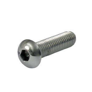 M8 x 12mm buttonhead bolt, polished ss | Lieferumfang:...