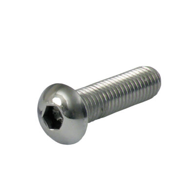 M10 x 30mm buttonhead bolt, polished ss | Lieferumfang: Nur ein Teil des abgebildeten Artikels.