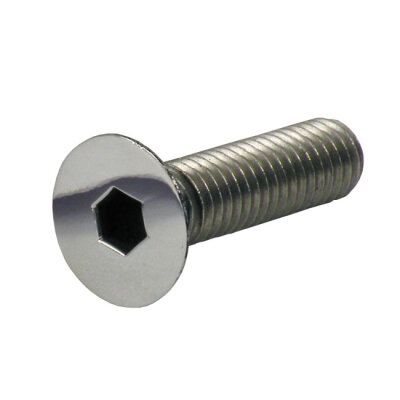M10 x 20mm flathead allen bolt, pol. ss | Lieferumfang: Nur ein Teil des abgebildeten Artikels.