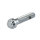 M8 x 75mm 12-point bolt, chrome | Lieferumfang: Nur ein Teil des abgebildeten Artikels.