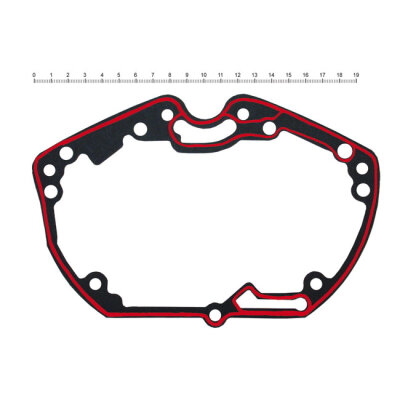 James, cam cover gasket. .031" paper/silicone | Lieferumfang: Nur ein Teil des abgebildeten Artikels.