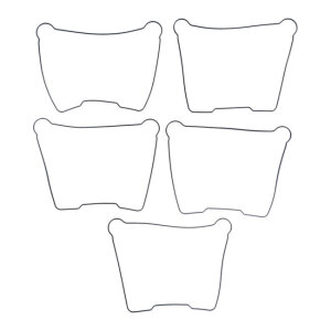 James, rocker cover gaskets. Upper/outer | Lieferumfang:...