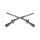 Biker pins Infrantry officer pin | Lieferumfang: Nur ein Teil des abgebildeten Artikels.