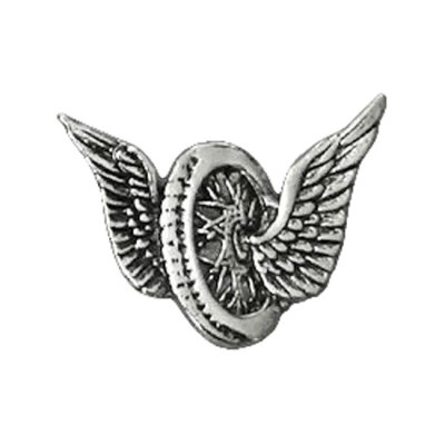 Large wing wheel motorcycle pin | Lieferumfang: Nur ein Teil des abgebildeten Artikels.