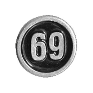 # 69 biker pin | Lieferumfang: Nur ein Teil des...